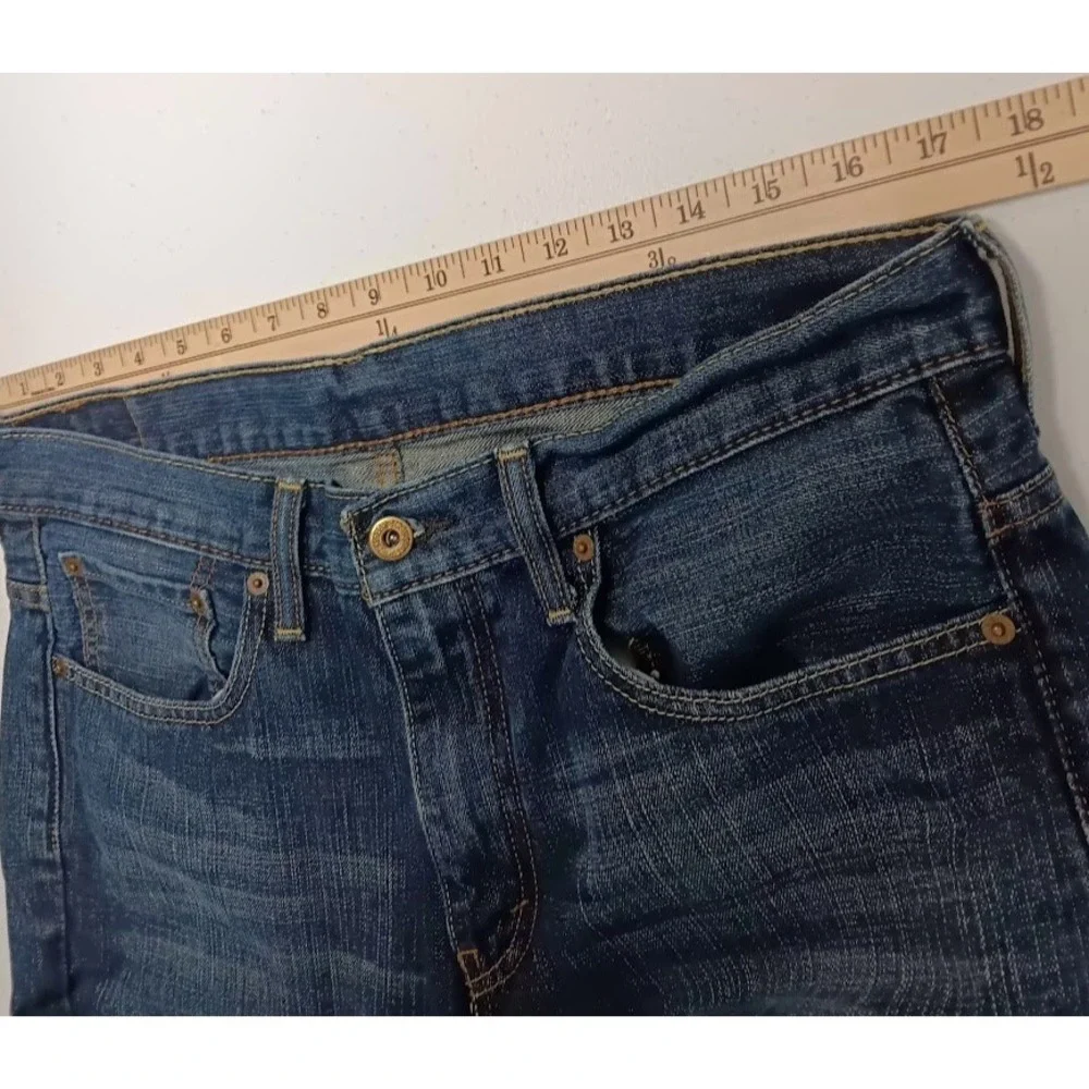 Levi's 569‎ Loose Straight Jeans Men W33 L30 (actual W34xL28.5)Dark WashCotto